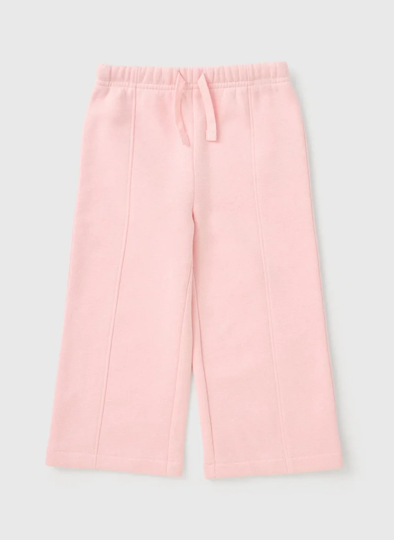 ماتلان Girls Pink Wide Leg Jogging Bottoms